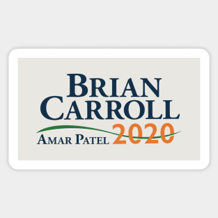 Brian Carroll Amar Patel 2020 Presidential Election Logo Sticker